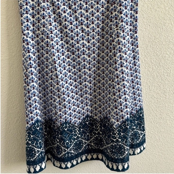 Tory Burch Floral Square Neck Cotton Dress - Picture 3 of 8